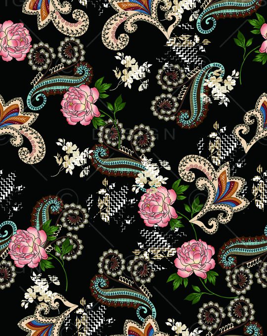 连衣裙印花华亿平台图片