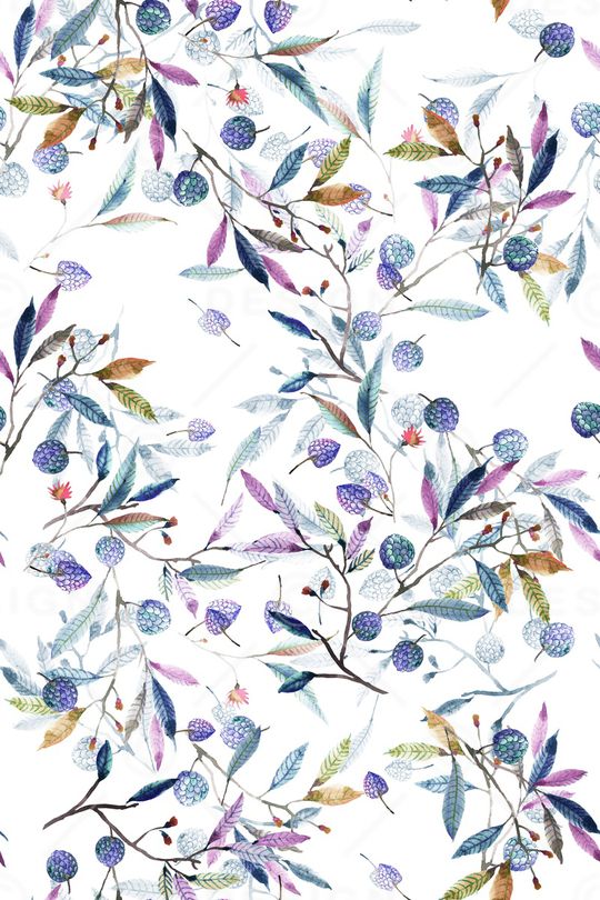 清爽底花卉印花华亿平台图片