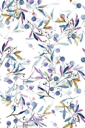 清爽底花卉印花华亿平台图片