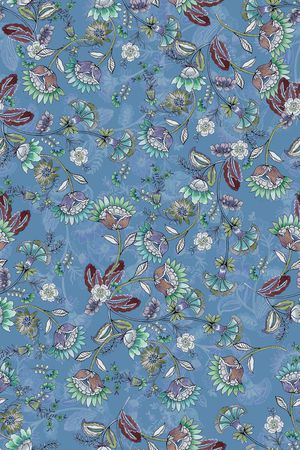 绿植树叶印花华亿平台图片