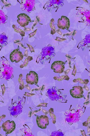 绿植树叶印花华亿平台图片