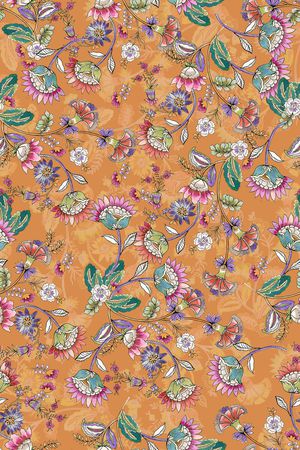 绿植树叶印花华亿平台图片