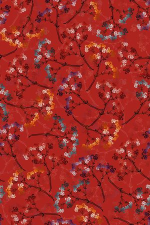 植物印花华亿平台图片