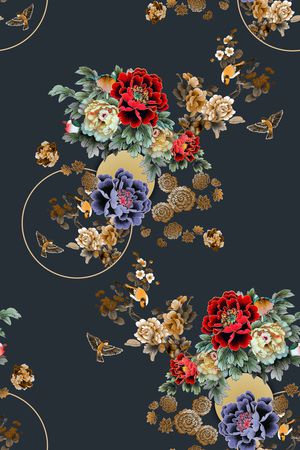 民族风印花华亿平台图片