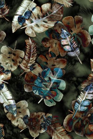 男装满版花印花华亿平台图片