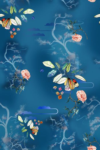 旗袍印花华亿平台图片