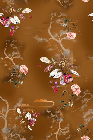 旗袍印花华亿平台图片