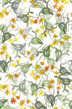 绿植树叶印花华亿平台图片