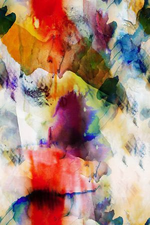 水彩印花华亿平台图片