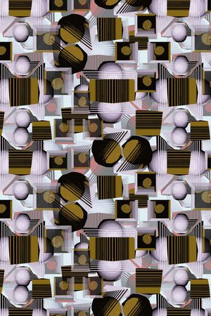 几何印花华亿平台图片