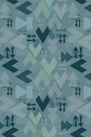 几何印花华亿平台图片