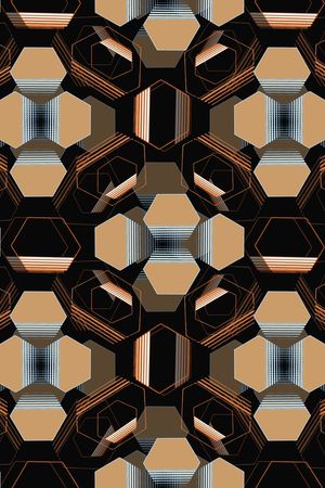 几何印花华亿平台图片