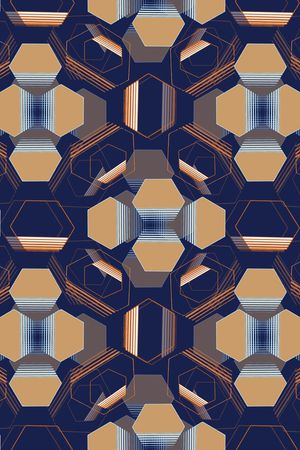 几何印花华亿平台图片