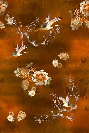 中国风印花华亿平台图片