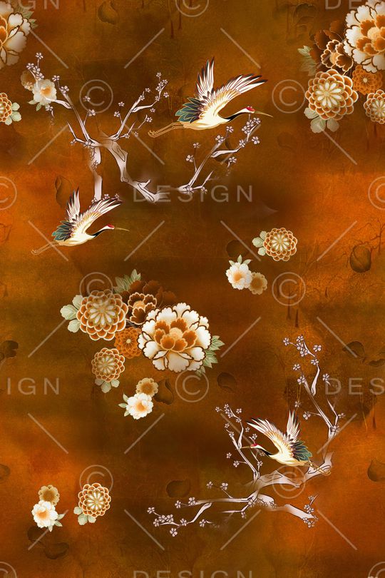 中国风印花华亿平台图片