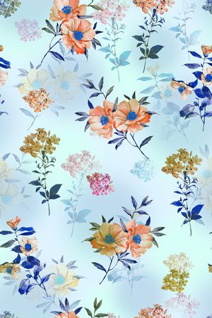 绿植树叶印花华亿平台图片