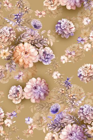 绿植树叶印花华亿平台图片