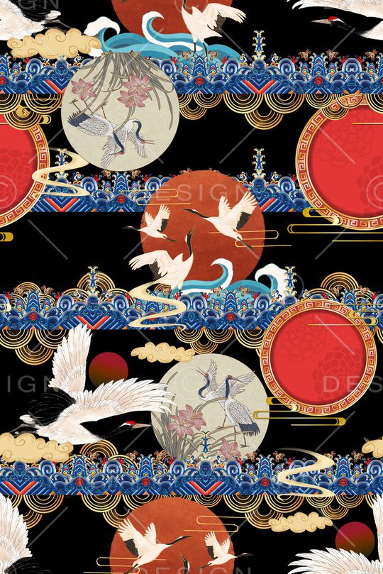 祥云印花华亿平台图片