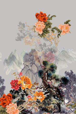 定位花印花华亿平台图片