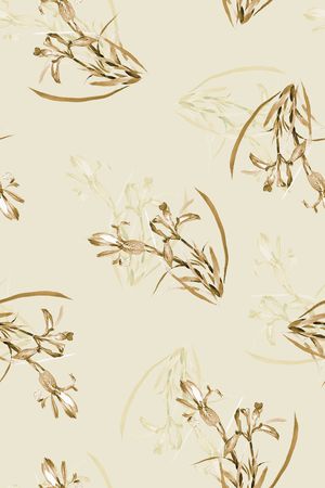 绿植树叶印花华亿平台图片