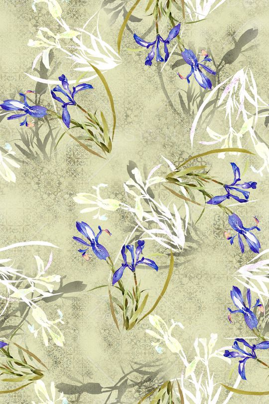 绿植树叶印花华亿平台图片