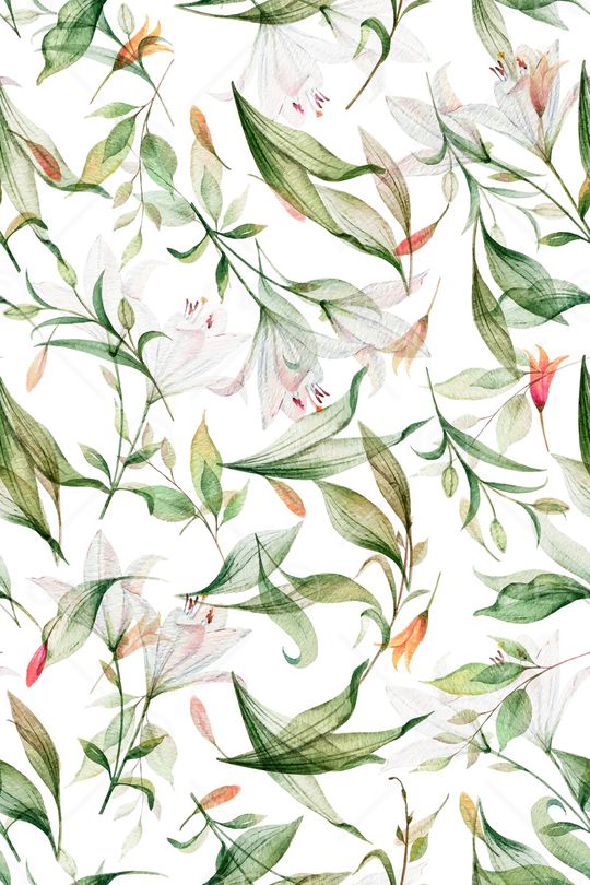 清爽底花卉印花华亿平台图片