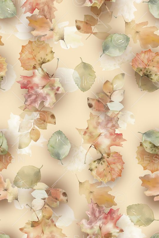 绿植树叶印花华亿平台图片