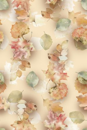 绿植树叶印花华亿平台图片