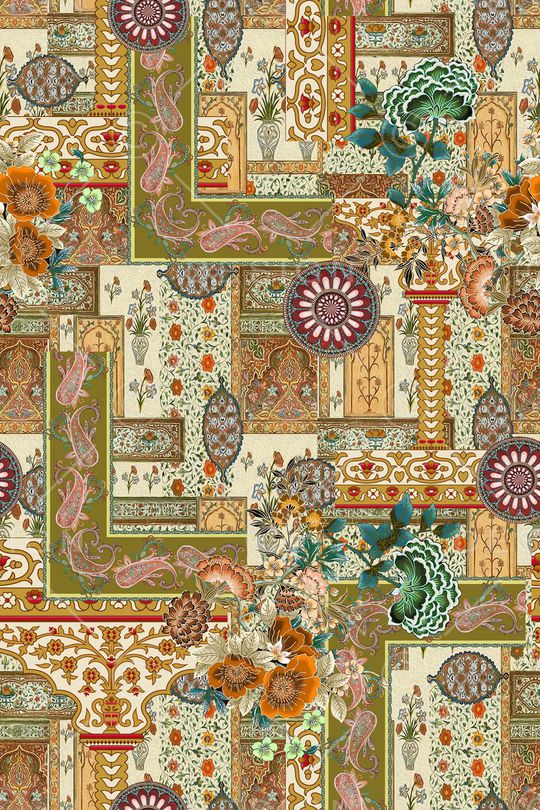 民族风印花华亿平台图片