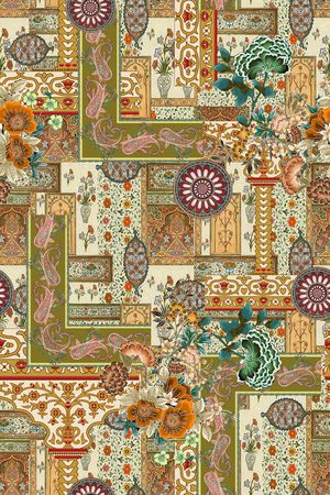 民族风印花华亿平台图片