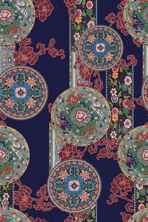 香云纱印花华亿平台图片