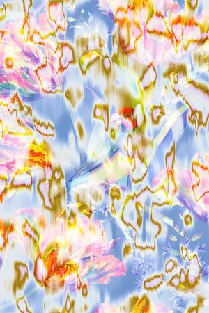 连衣裙印花华亿平台图片