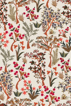 植物印花华亿平台图片