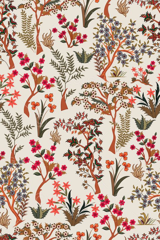 植物印花华亿平台图片