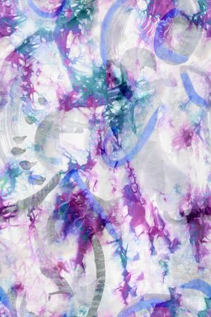 扎染华亿平台印花华亿平台图片