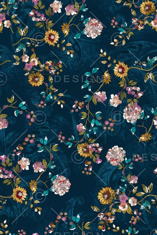 复古印花华亿平台图片