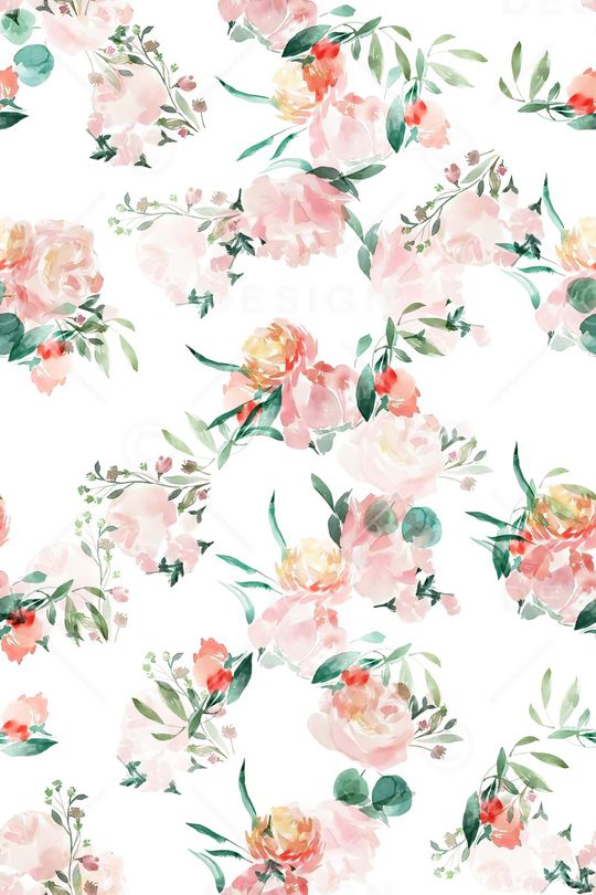 清爽底花卉印花华亿平台图片