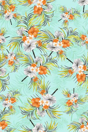 连衣裙印花华亿平台图片