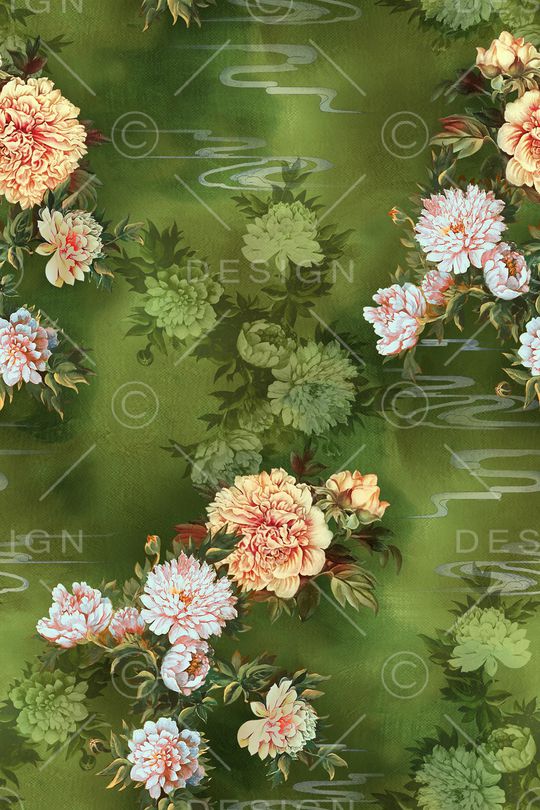 中国风印花华亿平台图片