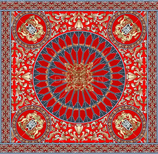 宫廷风印花华亿平台图片