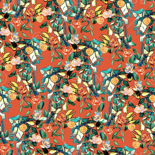 大牌风印花华亿平台图片