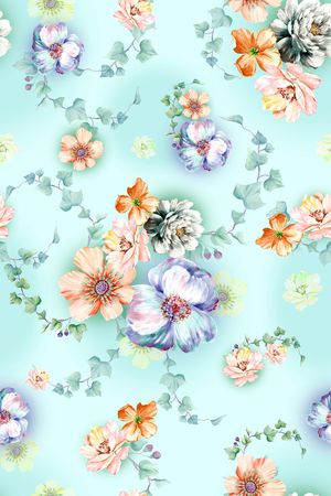 水彩印花华亿平台图片