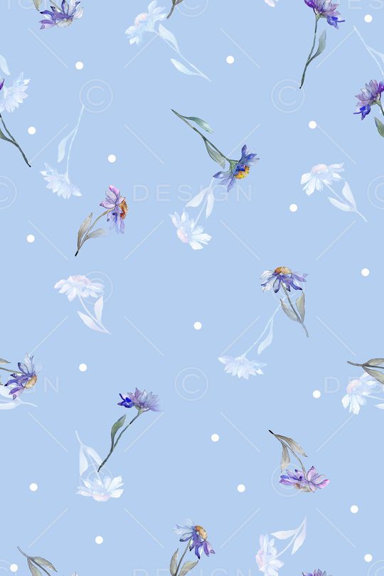 清爽底花卉印花华亿平台图片