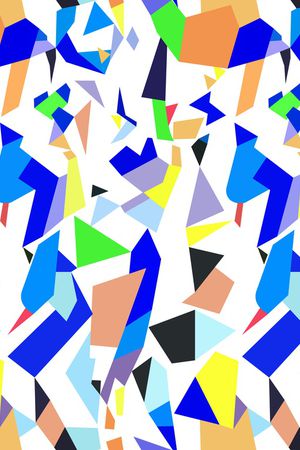 几何印花华亿平台图片