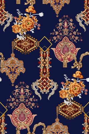 民族风印花华亿平台图片