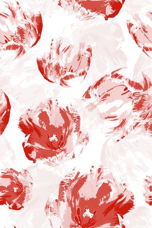 抽象花卉印花华亿平台图片