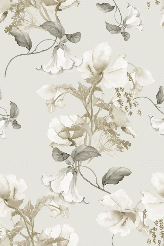 清爽底花卉印花华亿平台图片