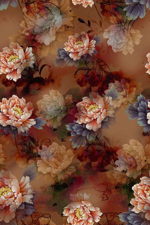 绿植树叶印花华亿平台图片