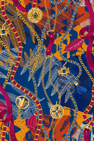 绿植树叶印花华亿平台图片