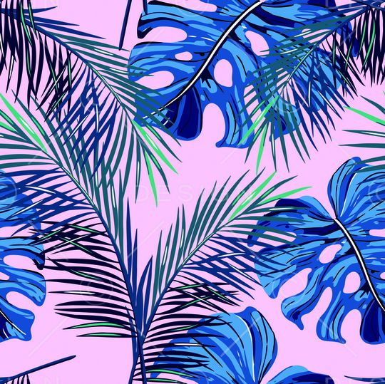 绿植树叶印花华亿平台图片